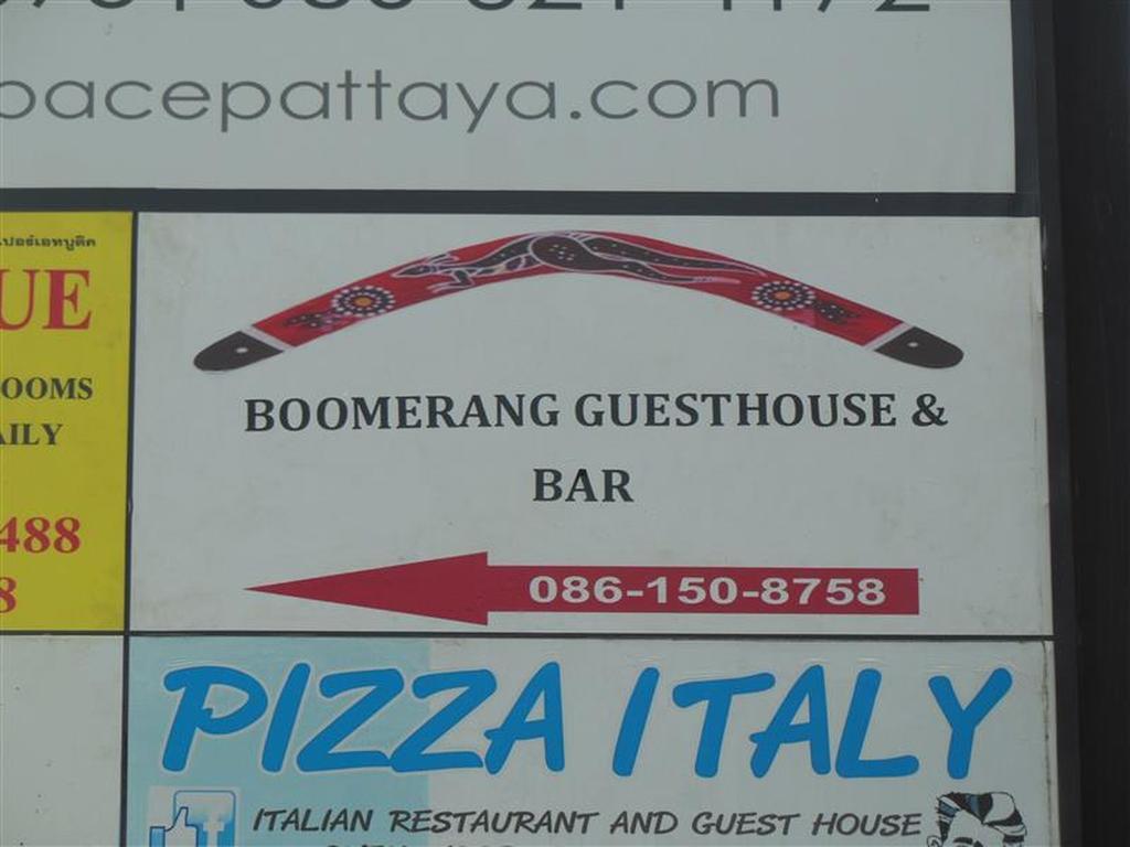 Boomerang Guesthouse And Bar Pattaya Exteriör bild